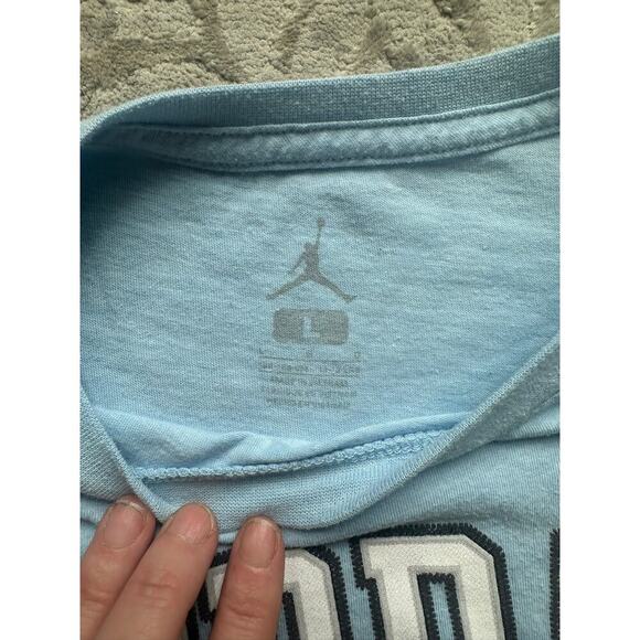 Michael Jordan #23 UNC Blue Tee Kids L / Adult XS - Picture 4 of 7